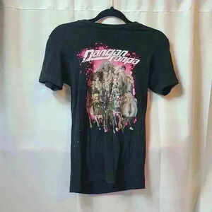 Dangan Ronpa Anime T-Shirt Short Sleeve Women's Extra Small